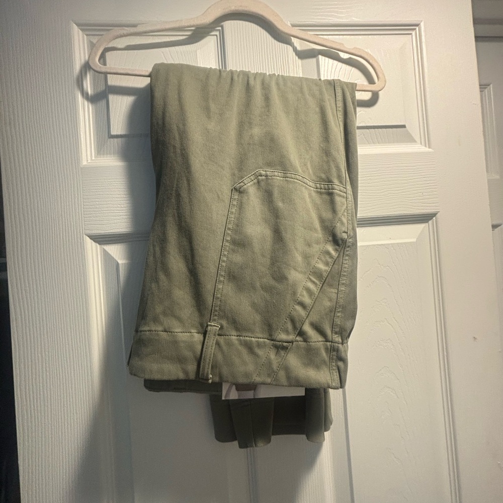 32 Degrees Relaxed Fit Olive Green Cropped Pants XL